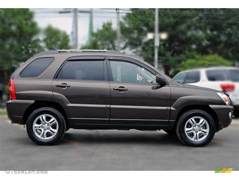 Smokey Brown Metallic Kia Sportage Ex V Exterior Photo