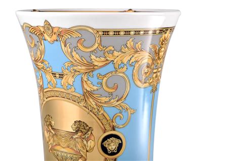 Versace Vaso Prestige Gala Le Bleu Porcellana Acquista Su Zanolli