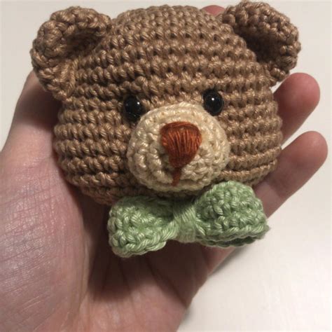 Chaveiro Urso Amigurumi Compre Produtos Personalizados No Elo