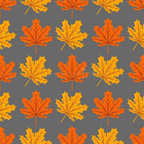 Beautiful Hand Drawn Maple Leaves Mix With Modern Line In Maple Shape