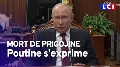 Poutine Salue Prigojine Un Homme Talentueux Youtube