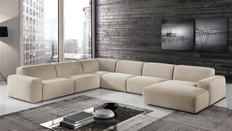 Sectional Leather Sofa Amico By Max Divani