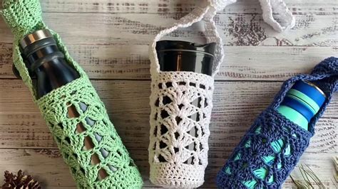 How To Crochet A Water Bottle Holder Youtube