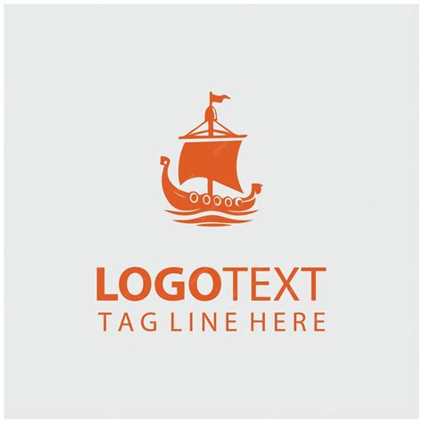 Premium Vector Viking Ship Logo Vector Illustrations