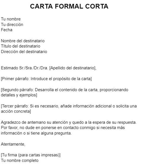 Carta Formal Corta Reporte De Lectura 61050 The Best Porn Website