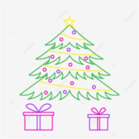 Neon Palm Tree Vector Art PNG Christmas Tree Neon Christmas Neon