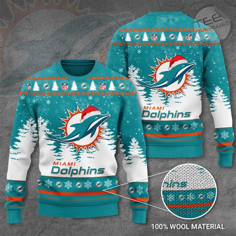 Miami Dolphins Ugly Sweater 3d Nfl Clothes