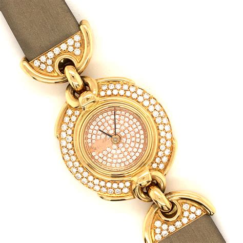 Orologio In Oro Giallo Con Diamanti Naturali Taglio Brillante