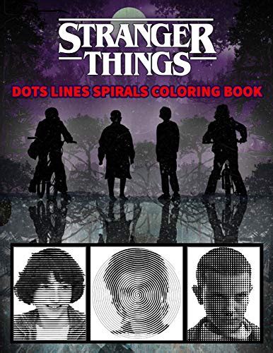 STRANGER THINGS Dots Line Spirals Coloring Book TV Series