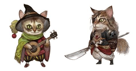 Cats As Fantasy Rpg Character Classes Media Chomp