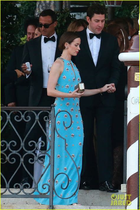 Emily Blunt And John Krasinski Look Perfect For George Clooney S Wedding Photo 3205853 Anna