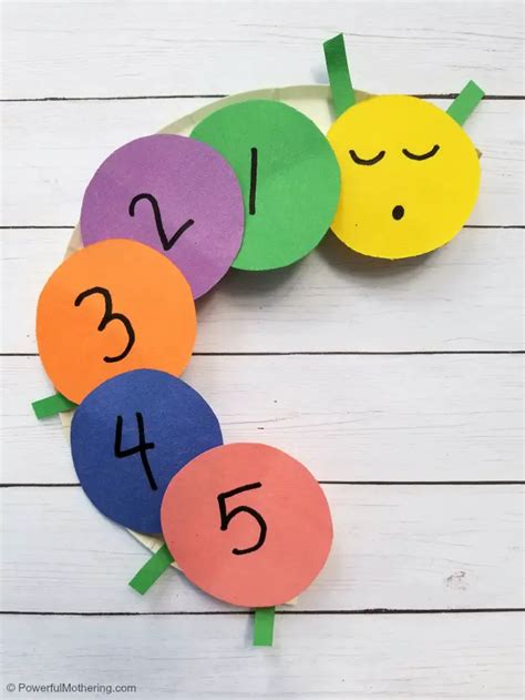 Printable Caterpillar Counting Worksheet