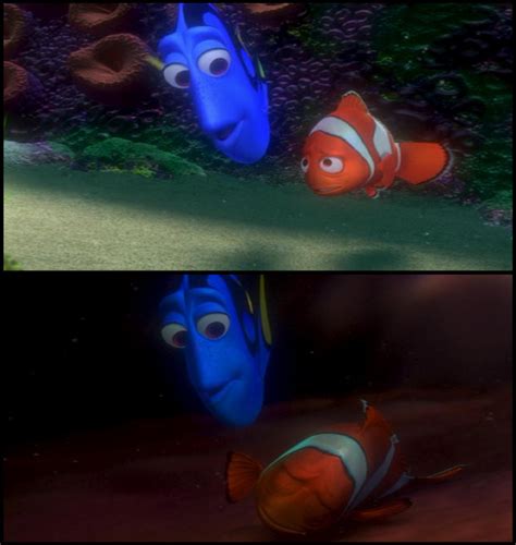 Hidden Secrets • When Dory Is Comforting Marlin In The Whale The