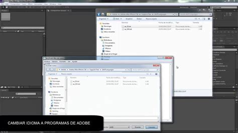 CAMBIAR IDIOMA A LOS PRODUCTOS DE ADOBE Tutorial YouTube