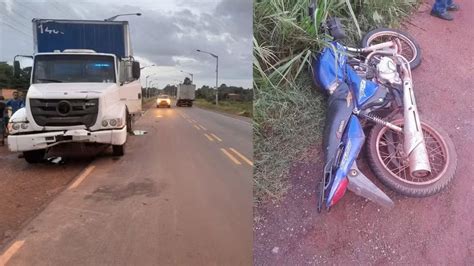 Motociclista Invade A Contram O E Morre Ap S Bater Contra Caminh O Na