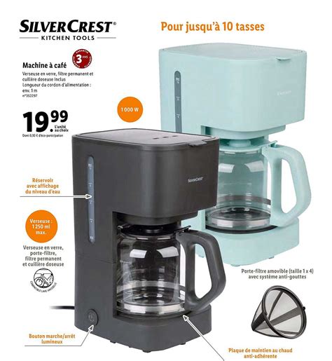 Promo Machine Caf Silver Crest Chez Lidl Icatalogue Fr