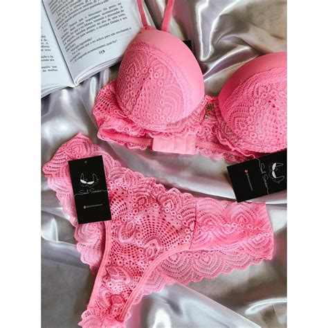 CONJUNTO DE LINGERIE CHARME Shopee Brasil