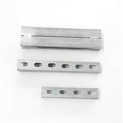 41X41mm Strut Channel Type C With Elongated Slotted Holes HDG Pre