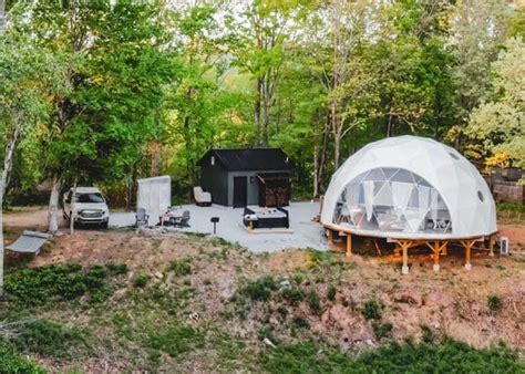 Glamp AVL: Asheville's Glamping Dome - NC Eat & Play