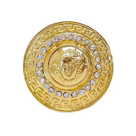 【楽天市場】【中古ab使用感小】gianni Versace ジャンニ・ヴェルサーチ ヴィンテージ メデューサ Gp ラインストーン