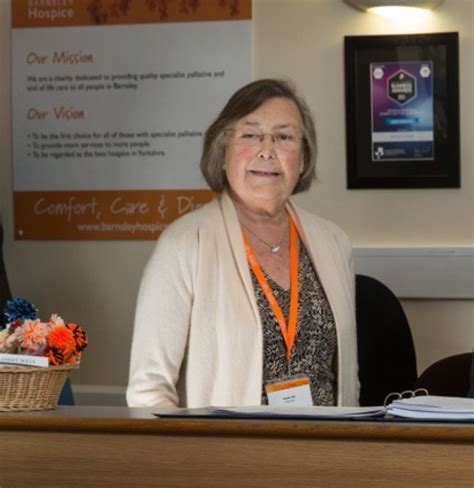 Hospices Welcoming Face Retires Barnsley Chronicle
