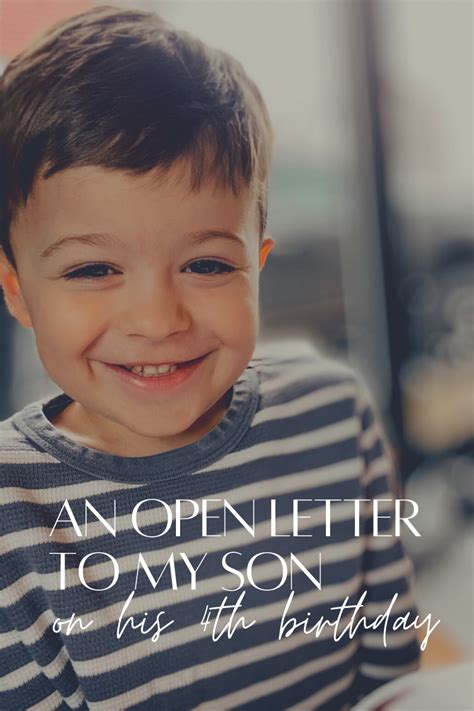 An Open Letter To My Son On His 4th Birthday — The Brand Next Door