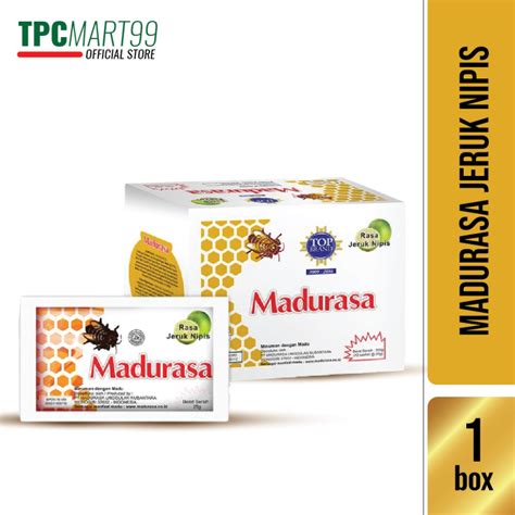 MADU RASA JERUK NIPIS 1 BOX 12 SACHET Lazada