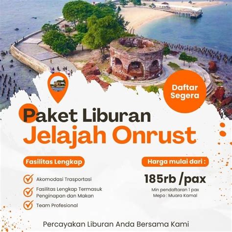 Jual Paket Wisata Liburan One Day Trip Ke Pulau Seribu Outdoor Unite