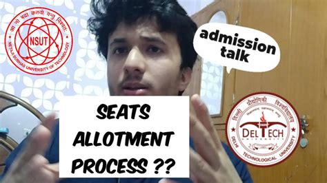 2024 NSUT DTU IGDTUW Counseling MBA Process YouTube