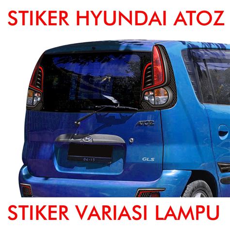 Hyundai Atoz Car Sticker New Model Lamp 3d Ok Shopee Malaysia