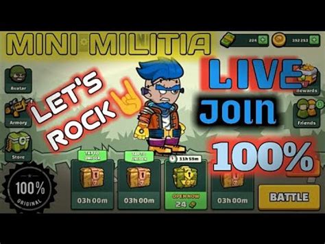 Mini Militia Live Join Unlimited Custom Rooms Mini Militia