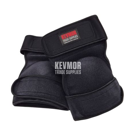 Ufs1085 Black Knee Pads Kevmor Trade Supplies Polo Size Large Short