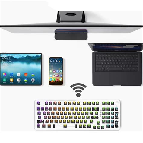 Mathew Tech KC98 Pro สามโหมดคยบอรด Barebone คลาสสก 98 รปแบบ Hot
