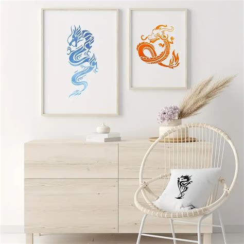 Dragon Stencils Airbrush Stencils Tattoo Stencil Paint - Temu Canada