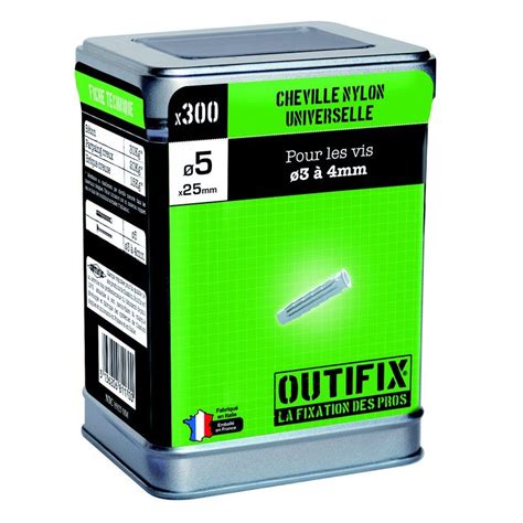 CHEVILLE NYLON UNIVERSELLE NTC D5X25 PAR 300