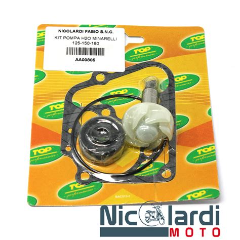 Kit Revisione Pompa Acqua Minarelli 125 150 180cc Nicolardi Moto