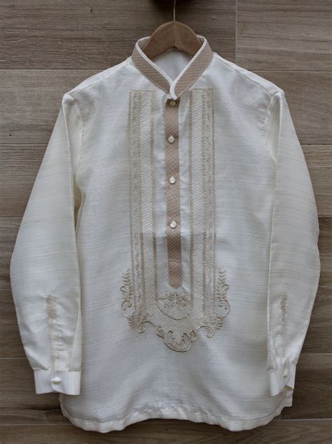 Mens Barong Tagalog Organza With Lining Size M Filshopper Singapore