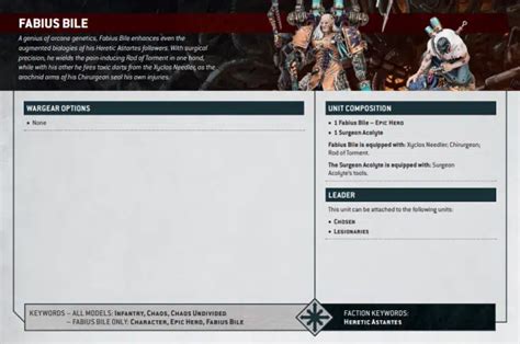 Warhammer 40k Chaos Space Marine Datasheets Are Here And They Look