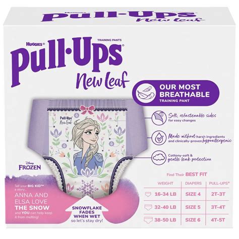 Pull Ups New Leaf Girls Disney Frozen Training Pants 2t 3t 76ct 76 Ct Shipt