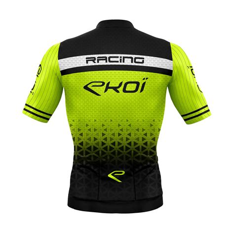 Maillot De Verano Ekoi Ltd Racing Amarillo Flúor Ekoi