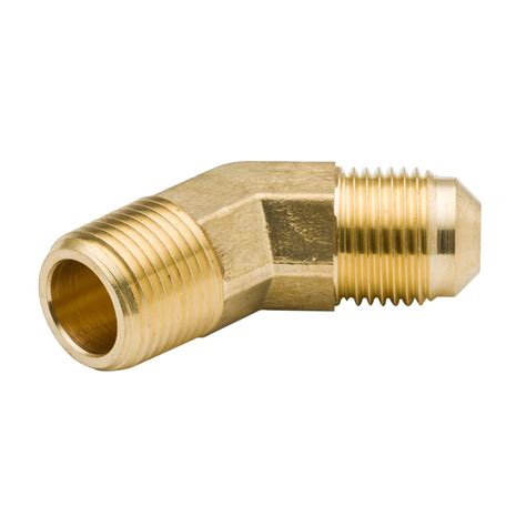 Pcs Brass Pipe Fitting Sae Degree Male Elbow With Male Npt Thread