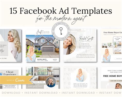 Real Estate Facebook Ad Real Estate Ads Facebook Ad Etsy