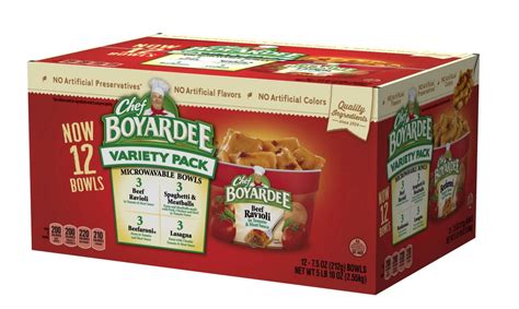 Chef Boyardee Microwave Cups New Packaged Meals 12 Ct 90 Oz