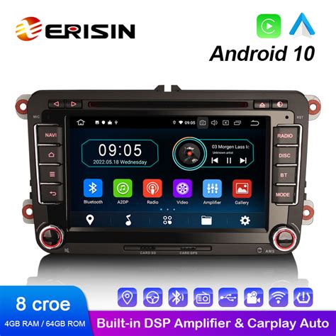 Erisin Es Vn Wifi Bt Canbus Dsp Carplay Android Carro Autom Tico