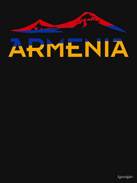 "Armenia Ararat Hayastan flag" T-shirt by lyovajan | Redbubble