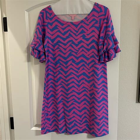 Lilly Pulitzer Dresses Lilly Pulitzer Pink And Blue Dress Poshmark