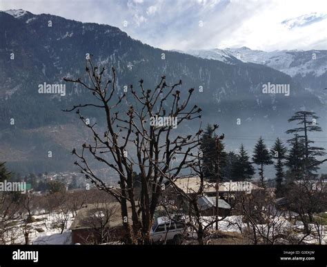 Dry India Snow Sky Stock Photo Alamy