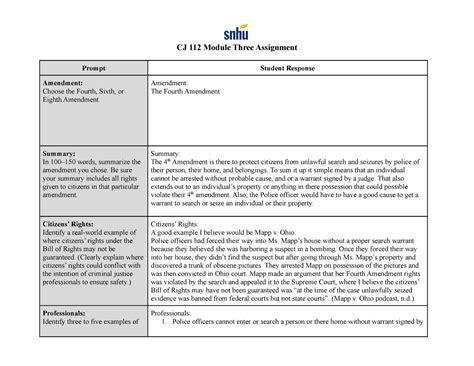 Cj Module Three Assignment Th Cj Module Three Assignment