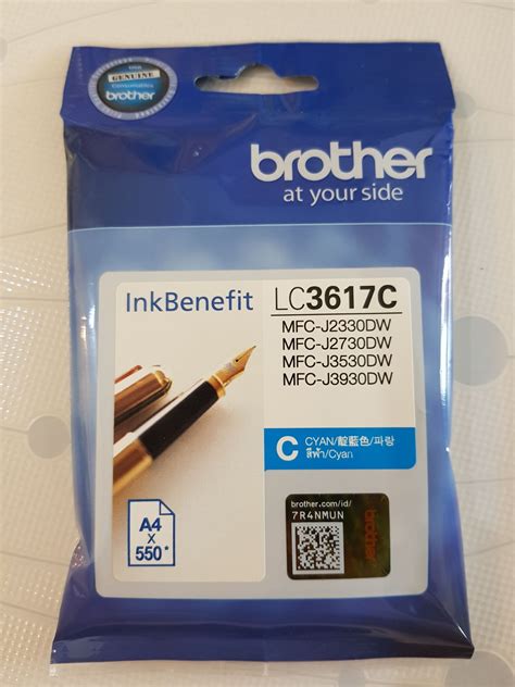 Brother LC3617 BK C Y M ของแทใหม 100 มรบประกน Lazada co th