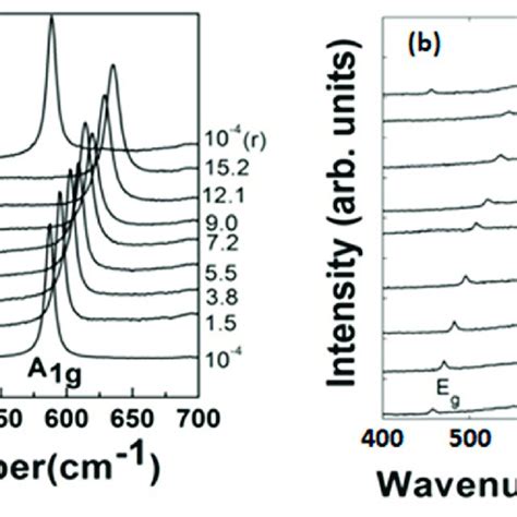 Stacked Raman Spectra Of Licro 2 At A Few Representative Pressures A Download Scientific